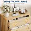 3 Drawer Chest of Drawers MDF Storage Unit Floral Front Crystal Handles Bedroom
