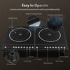 Electric Induction Hob 4400W 2200W Portable Hot Plate Hobs Digital Touch Cooker