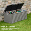 Storage Box 390L - Utility Chest Organiser for Garden, Patio and Decking