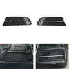 1 Pair Black Front Bumper Fog Light Cover Grilles For A6 C7 S-Line 2018