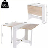 Extendable Folding Dining Table Space Saving Drop Leaf Desk Workstation Home