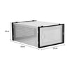 12x Stackable Foldable Boxes Trainers Organiser Clear Plastic Shoe Storage Box