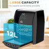 12L Air Fryer Oven w/ Air Fry Roast Broil Bake Dehydrate 60-Minute Timer 1800W