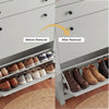 3 Drawers Shoes Cabinet Storage Shoe Rack Wooden Stand Cupboard Unit Organiser