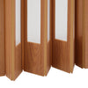 6/10mm Kitchen Bathroom PVC Concertina Accordion Door Bi Folding Sliding Panels