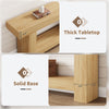 63" x 11.8" x 31.5" Entryway Console Table,2 Tier Sofa Table with Open Storage
