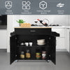Kitchen Island Storage Trolley Rolling Cart Shelves Cupboard Cabinet Drawer Home