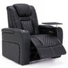 BROADWAY CINEMA 1,2,3,4 SEATER CHAIR BLACK / WHITE WITH TRAY AND WITHOUT TRAY