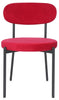 2 Velvet Dining Chairs Velvet Seat Chairs Plush velvet seat and backrest