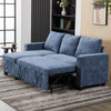 Reversible Sleeper Sectional Sofa Bed with Storage Pull-Out L Shape Chaise Couch