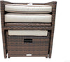 Rattan Direct Barcelona Set of 2 Chocolate Outdoor Cube Dining Chairs RRP £499