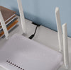 45cm Wall Floating Media Shelf – TV & Sky Box Storage with Cable Management