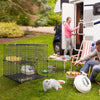 Large Cat Cage with Storage Cube, DIY Indoor Catio Enclosure Metal Play
