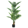6FT Artificial Palm Tree IndoorTall Faux Tropical Areca Tree Lifelike Leaves