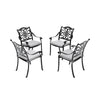 Garden Furniture Set 5 Piece Table Padded Seat Patio Camping Outdoor Balcony Set