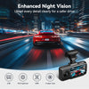 A6 2.5K Dash Cam 3 Channel Dash Camera, 5.8GHz WiFi,3" Touch Screen