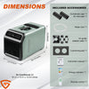 4 IN 1 Portable Air Conditioner 220V 5100BTU Cooler WiFi APP Camping Caravan RV