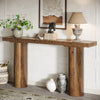 160cm Farmhouse Console Table, Narrow Wooden Entryway Sofa Table for Living Room