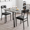Dining Table Set with 2/4 Chairs, Modern Design for Kitchen, Home, Patio, Garden
