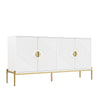 Storage Cabinet 158cm Sideboard for Living Room, Dining Room, Entryway, White