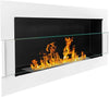 Bio Ethanol Fireplace Biofire Fire Wall Modern Stylish 1200 x 400 GLASS 5