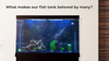 Aquarium Fish Tank Cabinet Large LED Lighting Tropical Marine White 4ft 300L