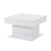 Coffee Table with 360° Rotating, Lift Top, Hidden Storage Compartment & 1 Drawer