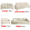 Modern 2/3 Seater Corduroy Sofa Bed with 2 Bolster Home Room Recliner Couch Sofa