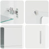 TV Cabinet Set FLORIN High Gloss White Engineered Wood