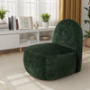 Swivel Accent Chair Chenille Armchair Padded Seat Bedroom 360° Revolving Chairs
