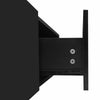 Modern TV Stand LED TV Unit Cabinet with Glass Shelves & 2 Drawers Storage Black