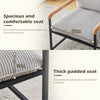 Single Accent Chair with Metal Frame Wide Seat Corduroy Armchair Living Room