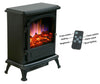 Electric Fireplace Suite with Black Stove & Flue - Endeavour Fires Farlington