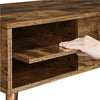 Lift Top Coffee Table with Storage, Rustic Living Room Table with Storage Shelf