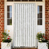 Fly Curtain Grey and White 100x200 Chenille Z9O3