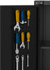 Metal Storage Home Garage Tool Cabinet with Wheel Pegboard 4 Adjustable Shelves