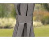 Outdoor Garden Gazebo Lilly 3x4 Grey