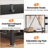 Coat Rack Shoe Bench with Storage Cubbies, Hooks & Top Shelf，Entryway Organizer