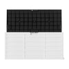 Large Outdoor Storage Box Garden Patio Plastic Chest Lid Container Multibox Shed
