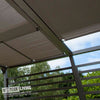 GARDEN SUN SHADE AWNING PATIO PERGOLA CANOPY DINING SHELTER WEATHERPROOF GAZEBO