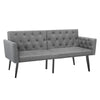 Double Fabric Sofa Single Bed Sleeper Couch Sofabed Settee Recliner Beds Pleqkkn