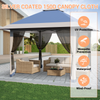 4x4M Pop Up Garden Gazebo Outdoor Party Tent Canopy With Sides Heavy Duty