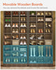 Tribesigns 30-Pair Shoe Cabinet for Entryway Wood Shoe Storage Organizer 10-Tier