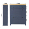 3 Drawers Shoes Cabinet Storage Shoe Rack Wooden Stand Cupboard Unit Organiser