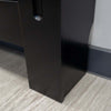 RADIATOR COVER Wall Cabinet MDF Wood Black Horizontal Line Grill Shelf Cabinet