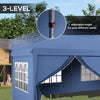 3 x 6m Heavy Duty Pop-Up Gazebo Curtain Walls Windows Wedding Marquee Party Tent
