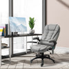 Office Chair w/ Heating Massage Points and Lumbar Support Grey