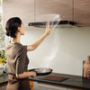 90cm Stainless Steel Wall Mount Powerful Cooker Hood Extractor Fan Touch Control