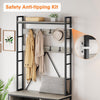 5 in 1 Coat Hall Tree Bench Coat Rack Shoe Storage Entryway Bench with Cubbies🔥