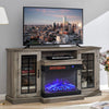 Cabinet Entertainment Console TV Stand Unit 3-Color LED Flame Electric Fireplace